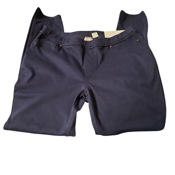 NWT Cato Med mid-rise navy leggings - Picture 1 of 9